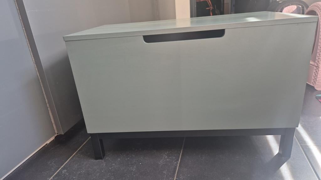Speelgoed kist grijs, Ophalen, Minder dan 50 cm, 50 tot 100 cm, Zo goed als nieuw
