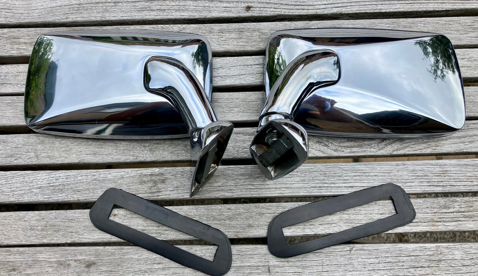 Chrome oldtimer spiegels BMW 1502 16002 2002 3 serie, Ophalen of Verzenden, Nieuw, BMW