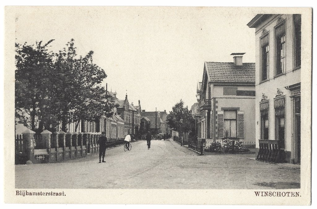 Winschoten, Blijhamsterstraat, Verzenden, 1920 tot 1940, Ongelopen, Groningen
