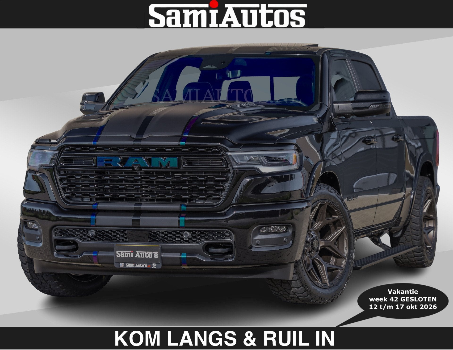 Dodge Ram LIMITED 2027 5.7 V8 HEMI | € 79950 excl excl | M, Auto's, Automaat, Dealer onderhouden, 5654 cc, Met garantie (alle)
