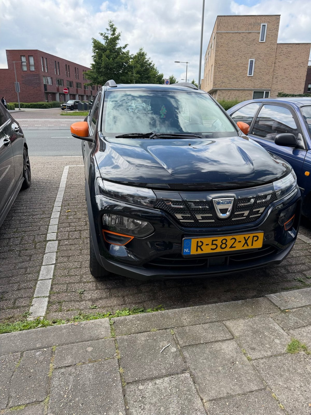 Dacia Spring Electric 45 2022 Zwart (snellaadfunctie), Auto's, Dacia, Particulier, Spring, ABS, Achteruitrijcamera, Airbags, Airconditioning