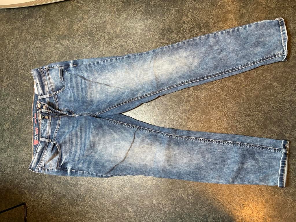Street One Dames Jeans - Comfortabele Denim Broek, Ophalen of Verzenden, Zo goed als nieuw, Blauw, W33 - W36 (confectie 42/44)