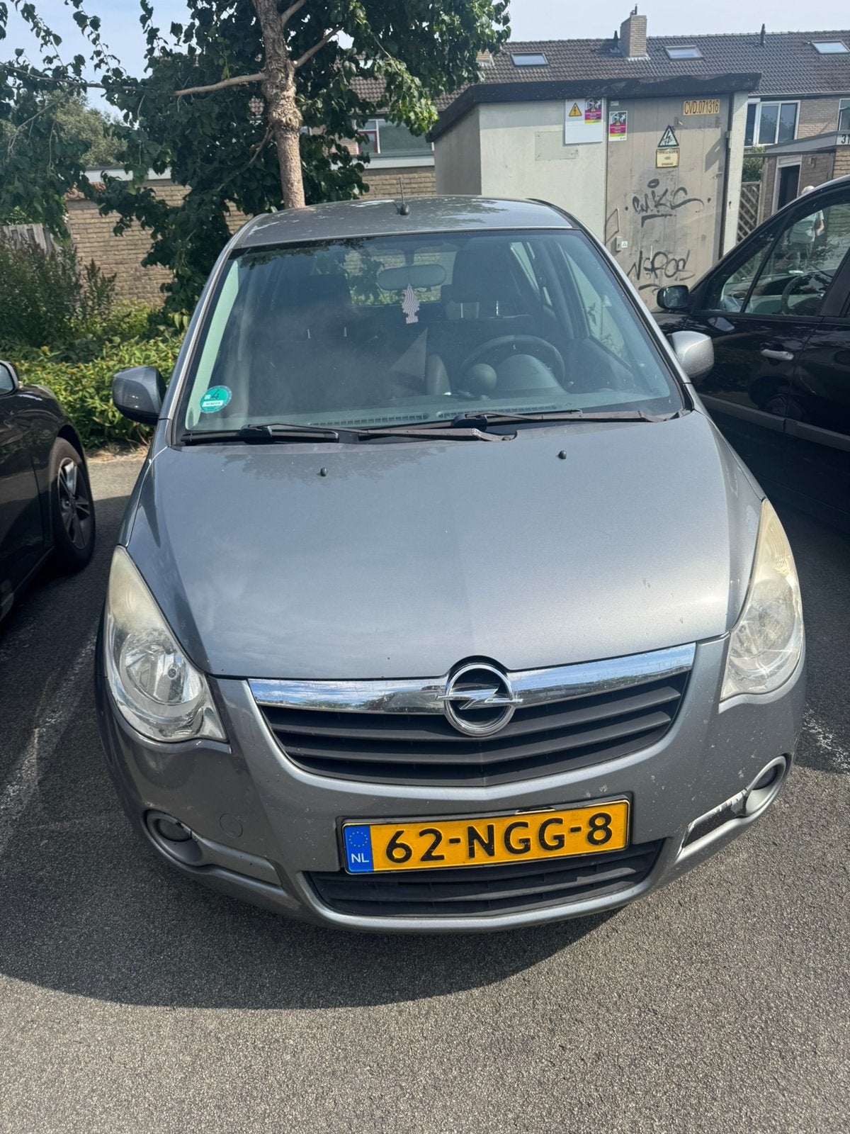 Opel Agila 1.0 12V LPG 2010 Grijs, Auto's, 15 km/l, 1011 kg, 996 cc, Origineel Nederlands