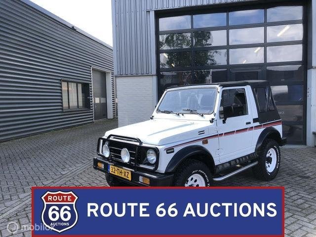 Suzuki Samurai 1.3 Cabriolet 4WD | 1992 | Route 66 Auctions, Auto's, Oldtimers, Bedrijf, Te koop, Suzuki, Benzine, Overige carrosserieën
