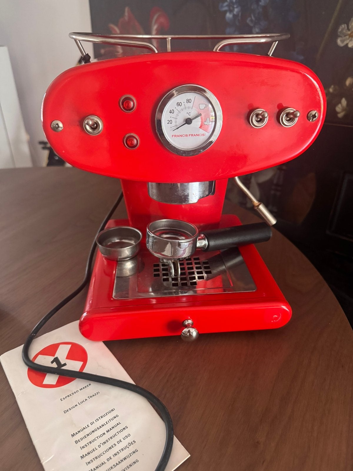 Illy Espressomaker - Francis Francis! X1 Classic, Witgoed en Apparatuur, Koffiezetapparaten, Ophalen, Gebruikt, Espresso apparaat