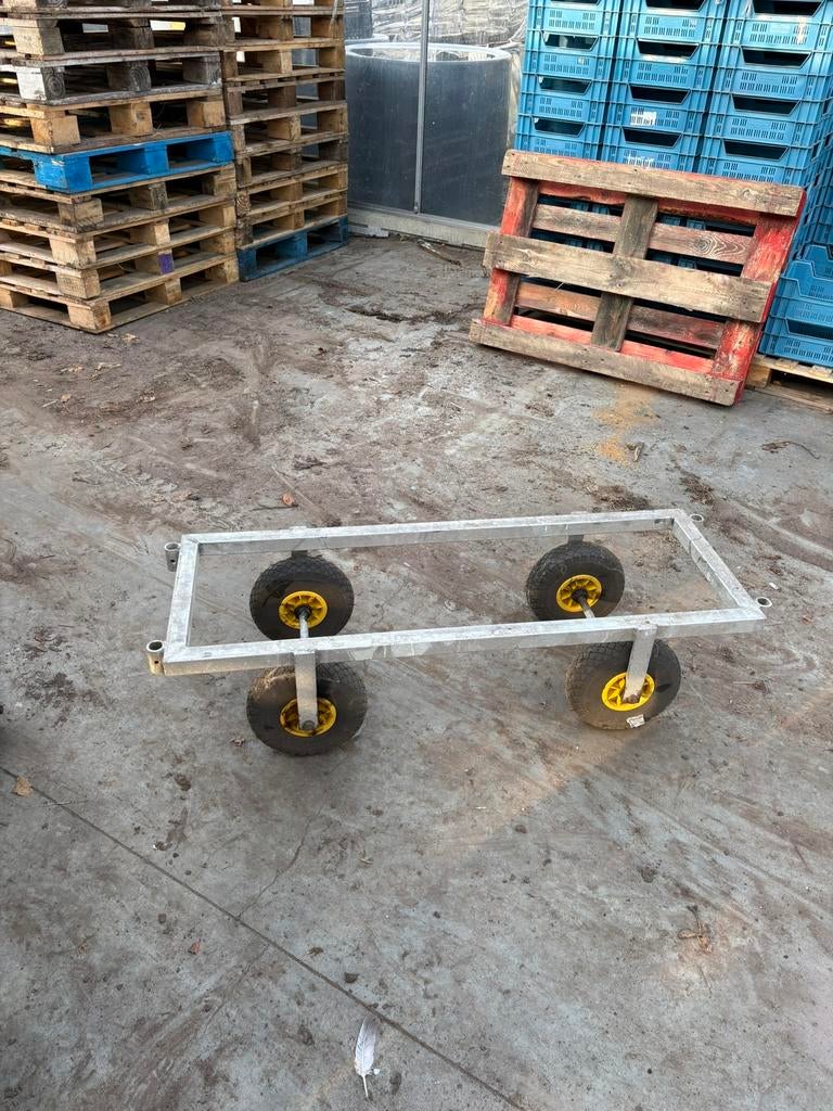 Aluminium kar te koop, Caravans en Kamperen, Bolderkarren, Ophalen of Verzenden, Zo goed als nieuw