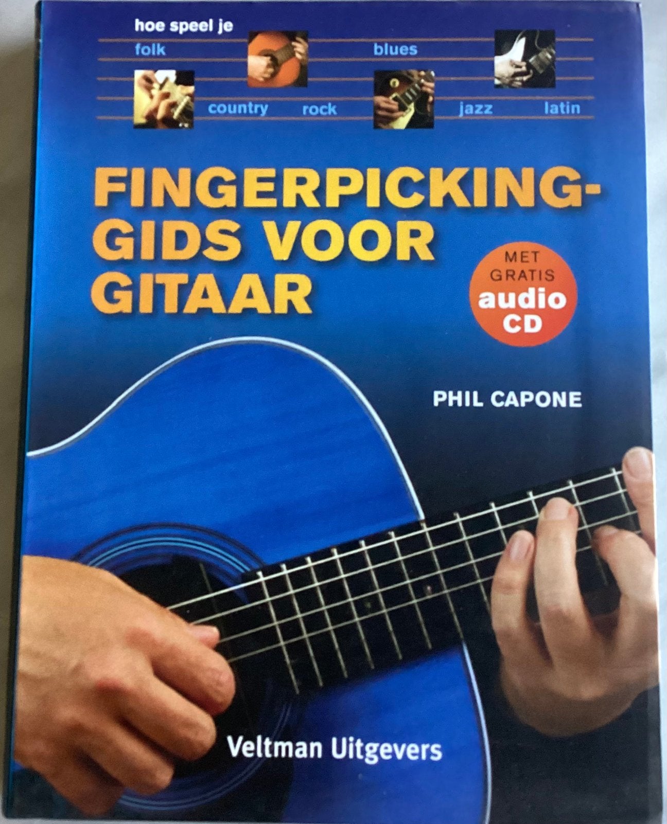 Fingerpicking gids voor gitaar mèt bijbehorende CD, Muziek en Instrumenten, Ophalen of Verzenden, Nieuw, Western- of Steelstringgitaar