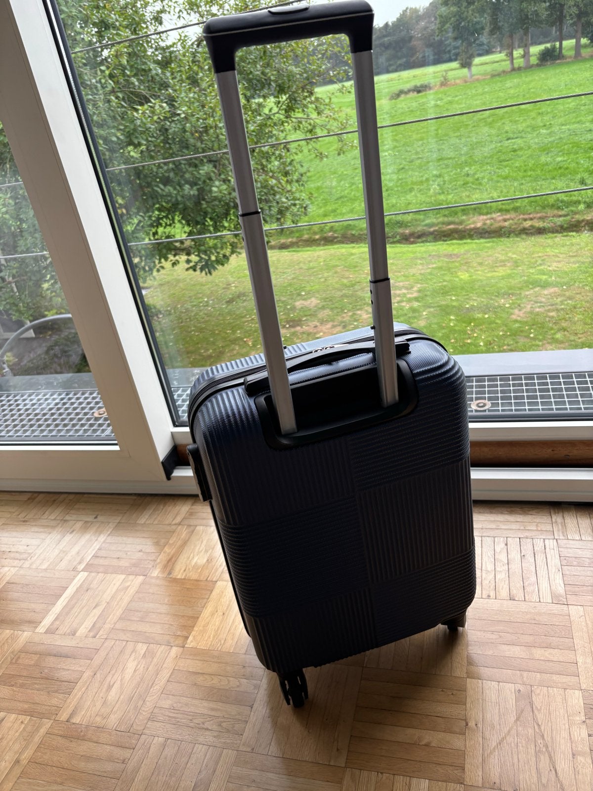 Rolkoffer jeansblauw 52x20 cm - zo goed als nieuw, Ophalen, 40 tot 60 cm, Blauw, Minder dan 20 cm