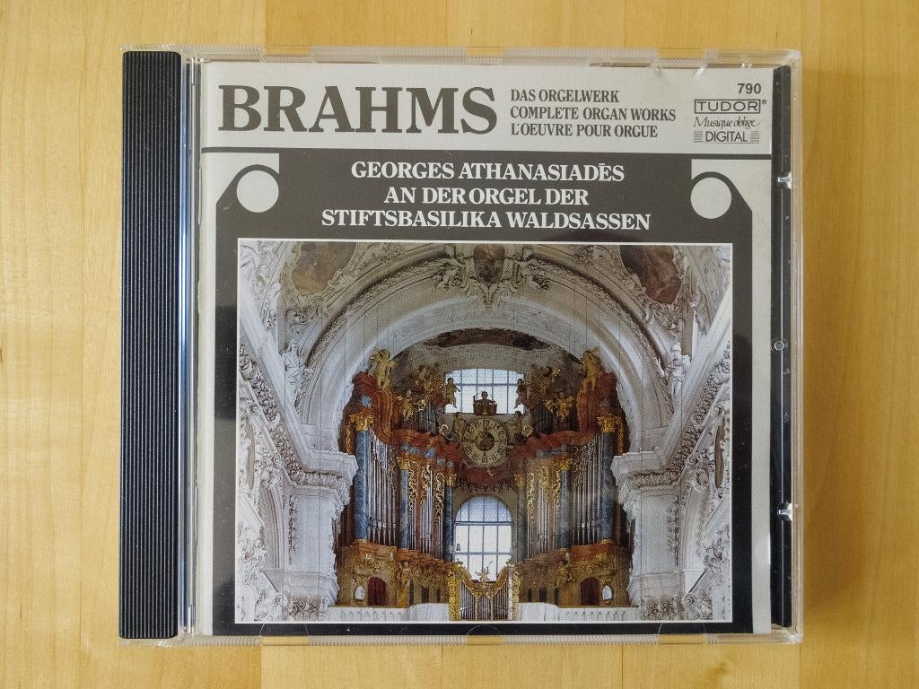 Brahms - Complete Organ Works - Georges Athanasiadès - CD, Ophalen of Verzenden, Romantiek, Zo goed als nieuw, Overige typen