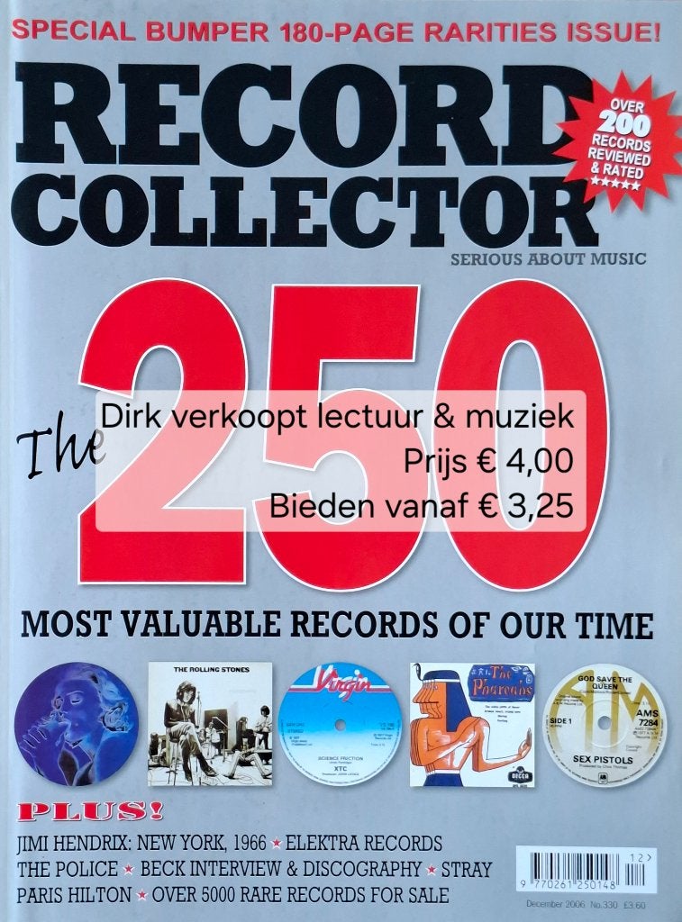 Record Collector: The 250 most valuable records of  our time, Verzamelen, Ophalen of Verzenden, Zo goed als nieuw, Boek, Tijdschrift of Artikel