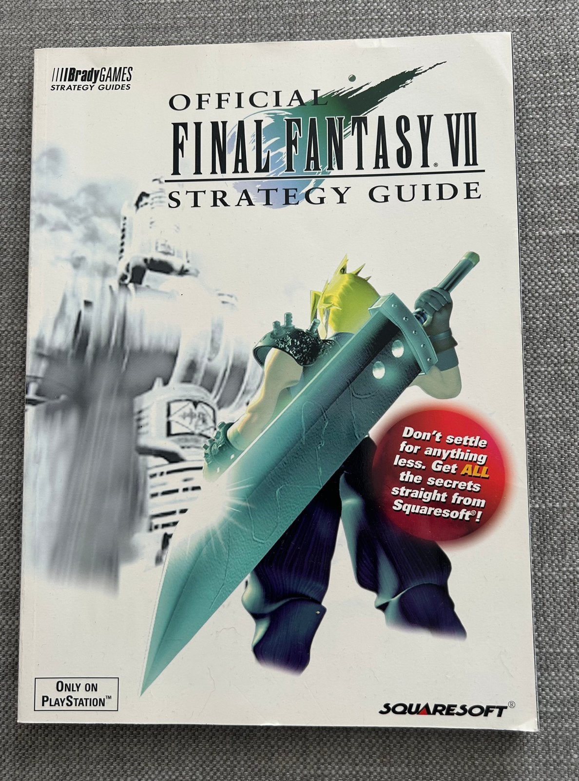Strategy Guide Final Fantasy VII / Playstation 1 / PS1 ps1, Spelcomputers en Games, 1 speler, Ophalen of Verzenden, Zo goed als nieuw