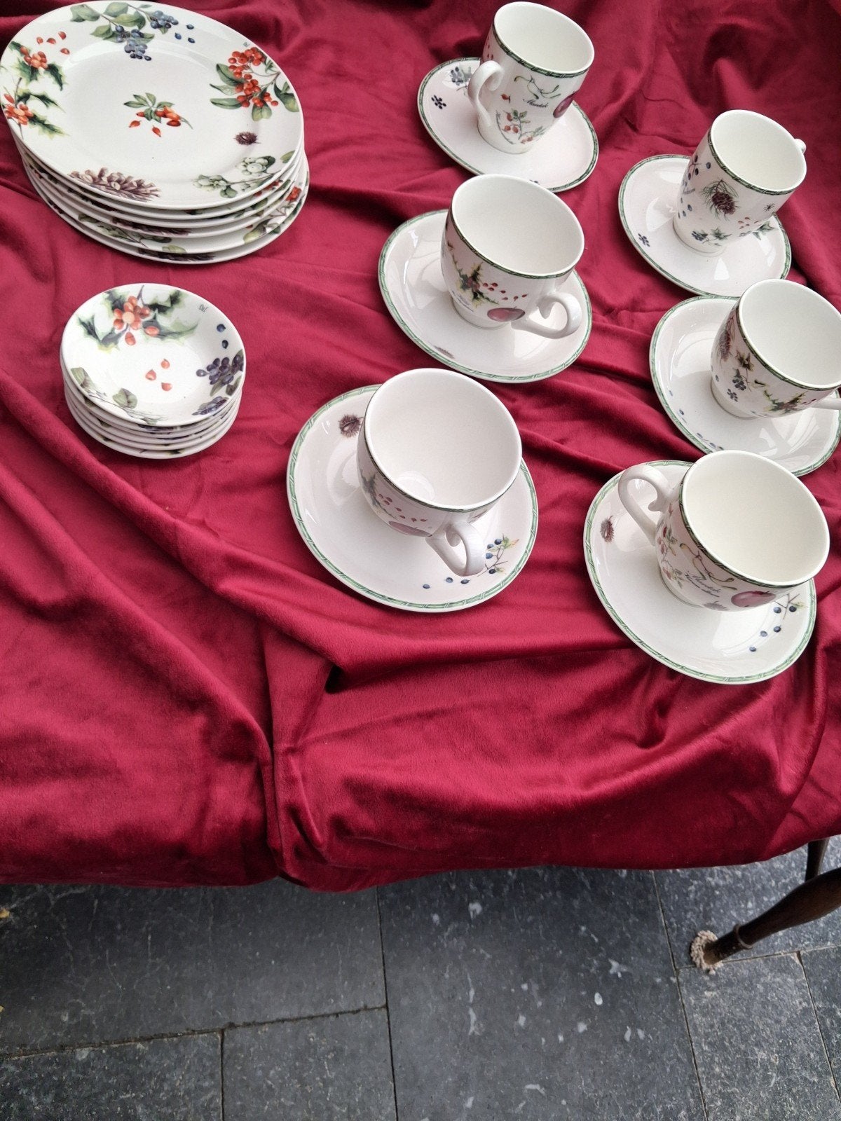 Janneke Brinkman kerst koffieservies 2009-2012 - NIEUW, Huis en Inrichting, Overige merken, Keramiek, Landelijk/Boerenbont, Nieuw