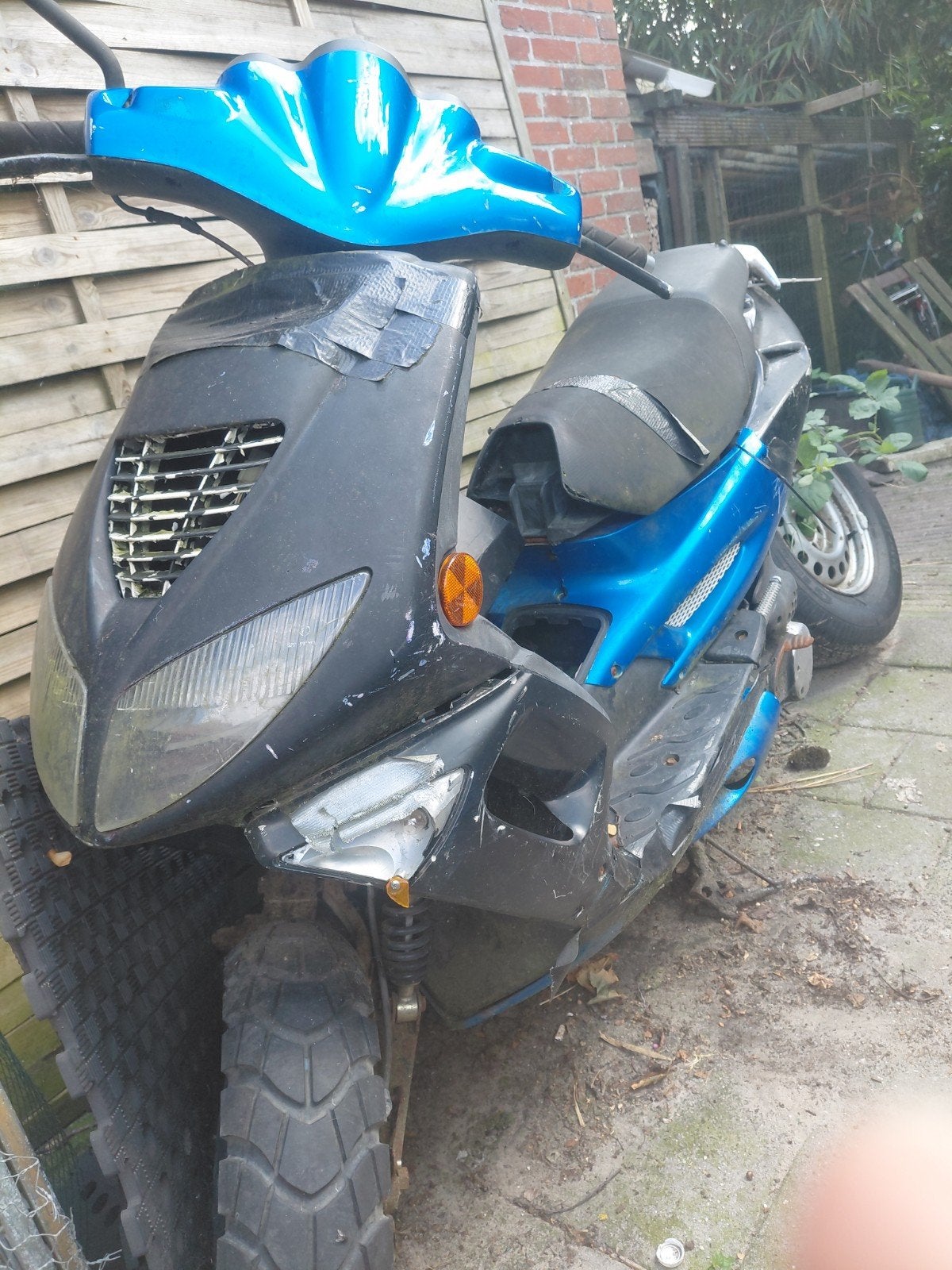 Peugeot street fyghter scooter - opknapper/onderdelen, Fietsen en Brommers, Brommers | Peugeot, Ophalen, Gebruikt, Maximaal 45 km/u