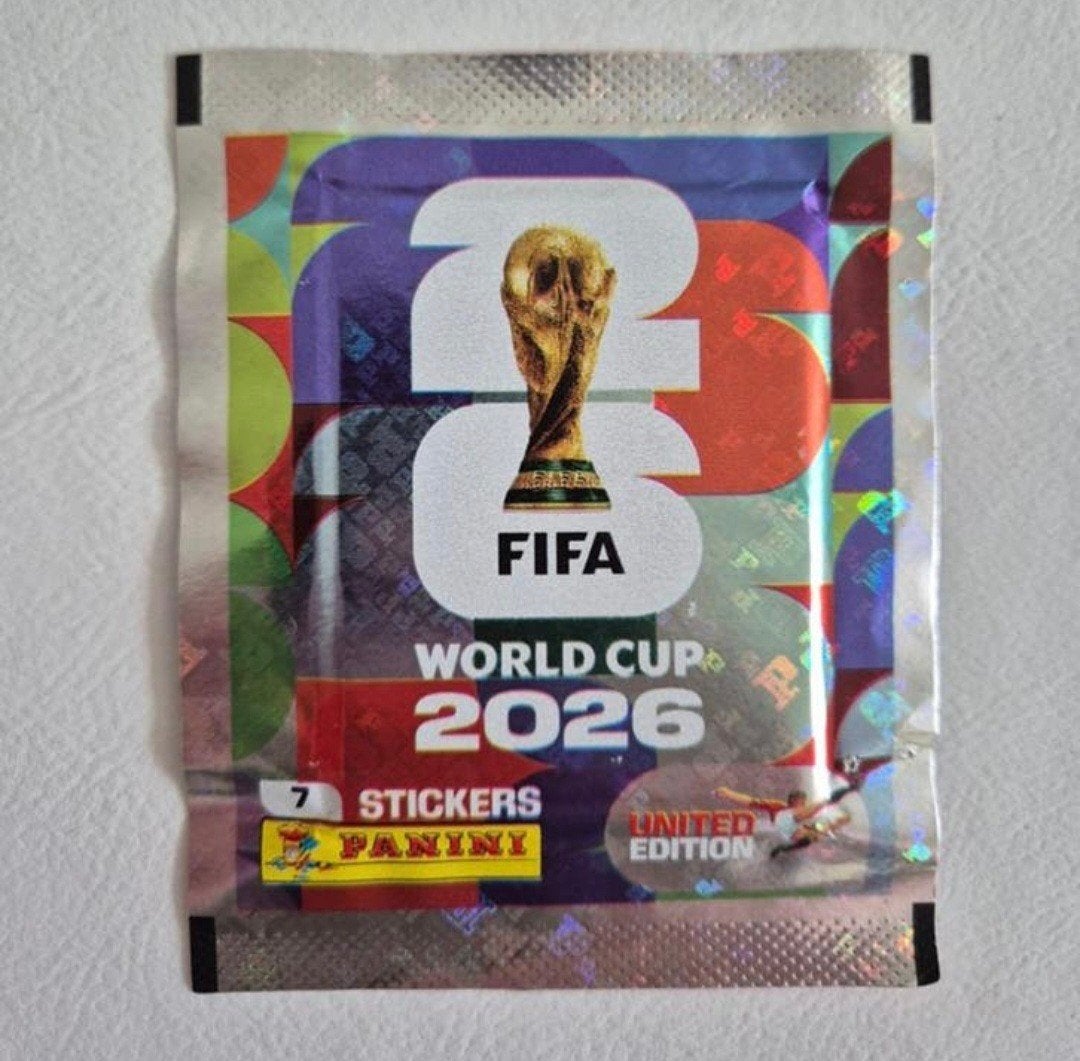 Panini zakje WK 2026 Zwitserse versie, Ophalen of Verzenden, Zo goed als nieuw, Sticker