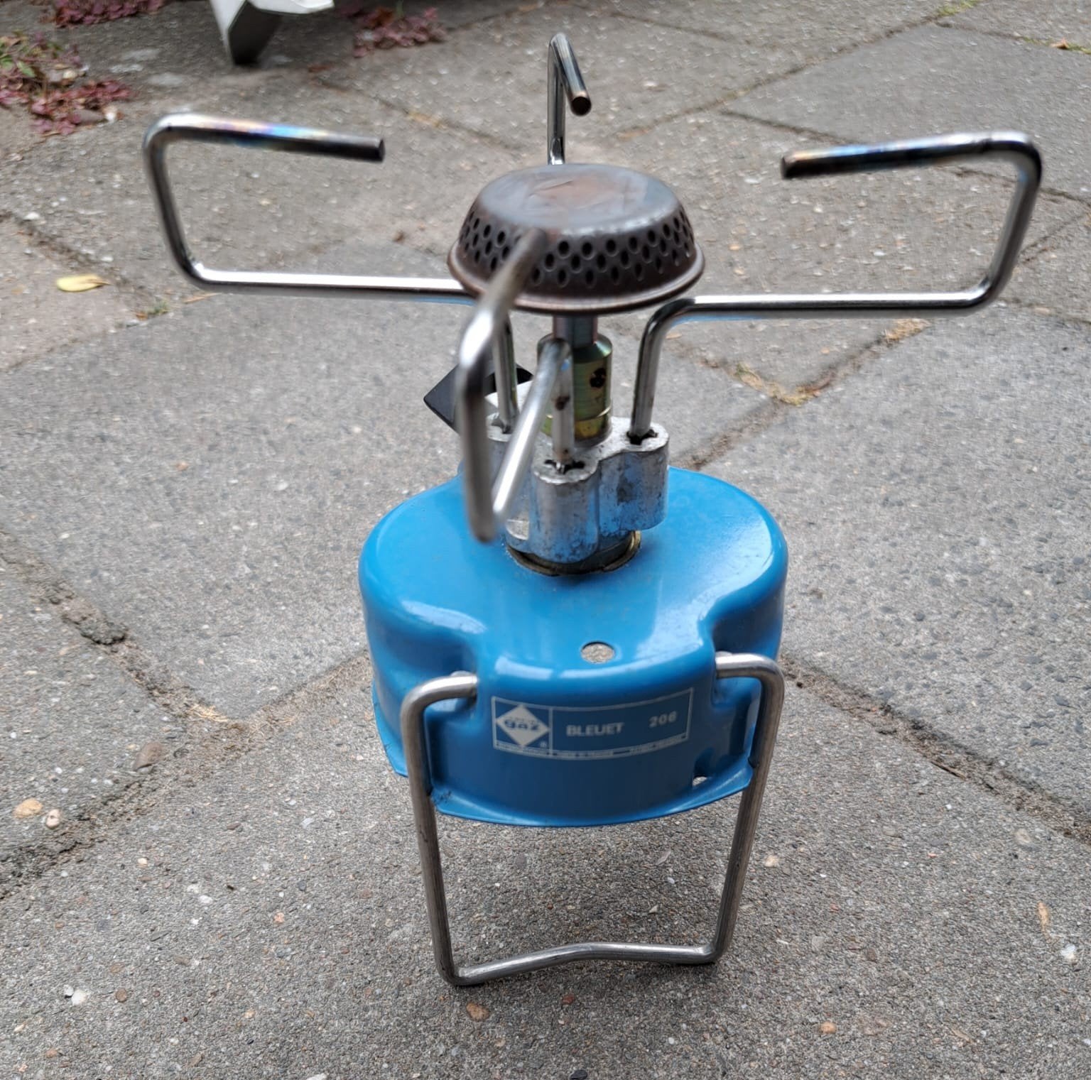 gasbrander Bleuet 206, Caravans en Kamperen, Ophalen, Gebruikt