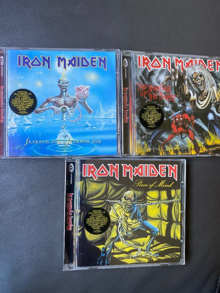 Iron Maiden : Enhanced ( 3 cd ), Cd's en Dvd's, Ophalen of Verzenden, Zo goed als nieuw