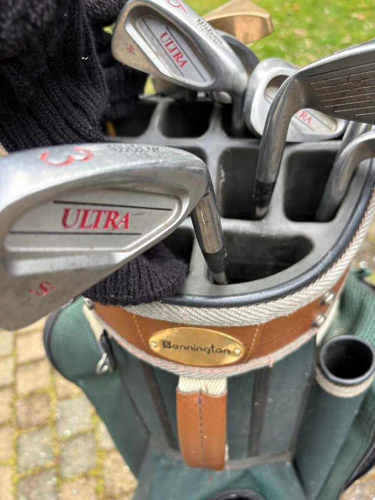Wilson Golfset 13-delig met Bennington golftas, Sport en Fitness, Golf, Ophalen, Gebruikt, Set, Overige merken