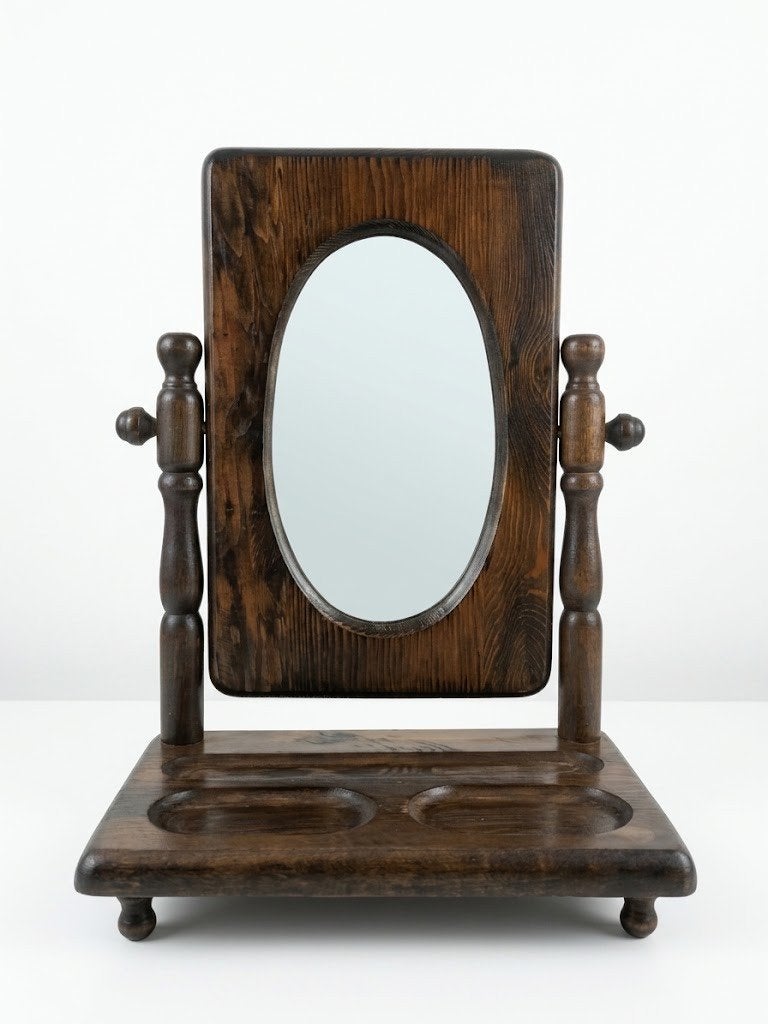 kaptafel tafelspiegel, Ophalen of Verzenden, Rechthoekig, Minder dan 50 cm