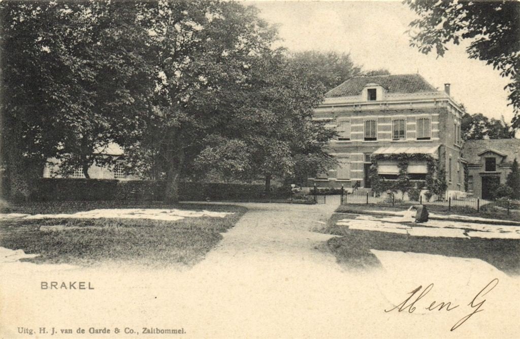 Brakel - dorpsgezicht - 1905 gelopen, Verzenden, Voor 1920, Gelopen, Gelderland