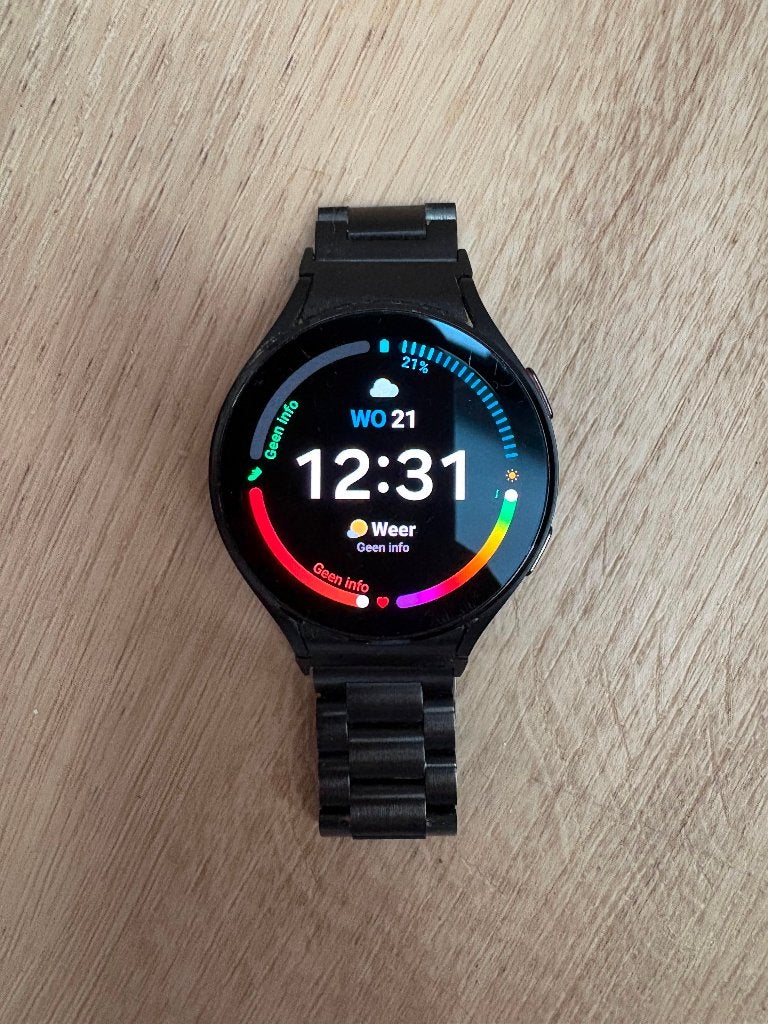 Samsung Galaxy Watch 4 classic, Gebruikt, Zwart, Samsung ⌚️, Ophalen of Verzenden