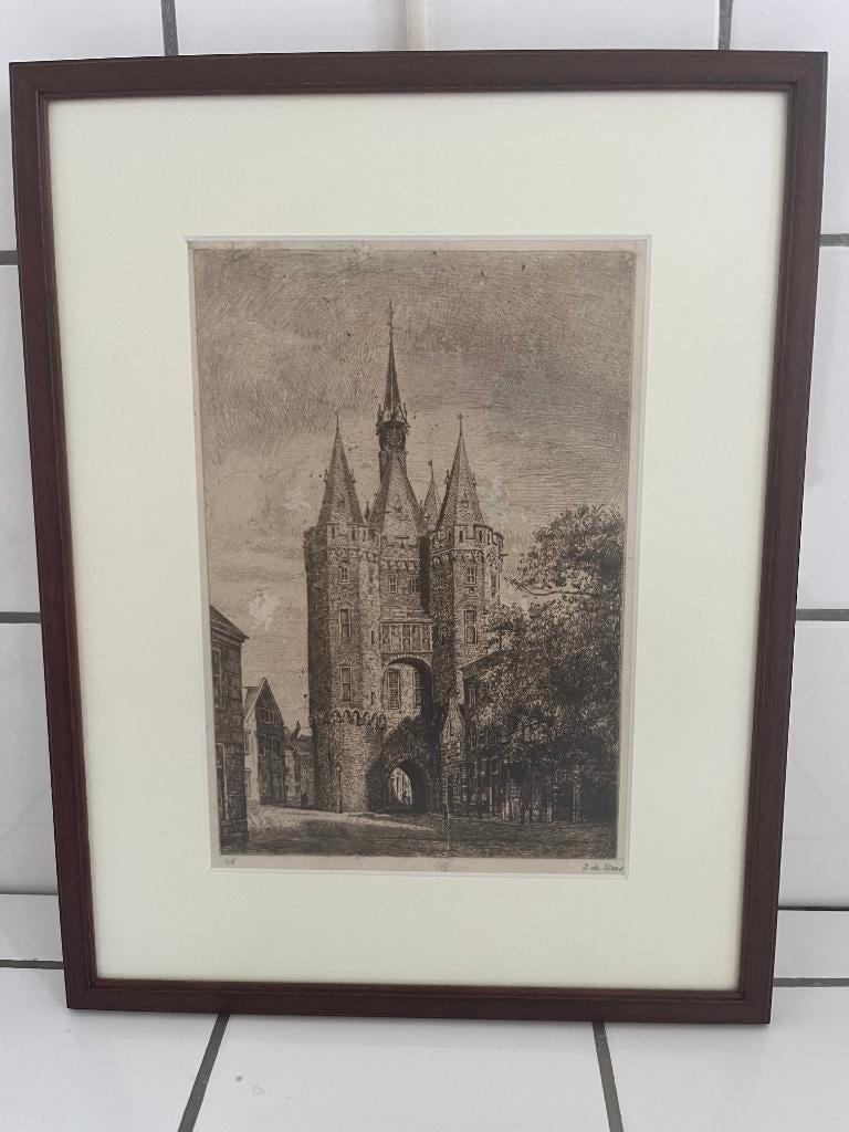 Sassenpoort te Zwolle, Antiek en Kunst, Ophalen of Verzenden