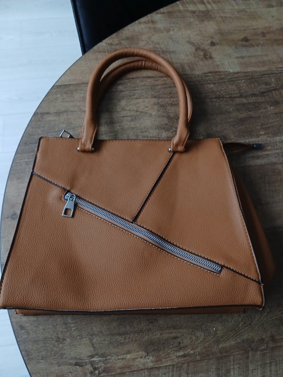 Borse antonio Nieuwe bruine handtas/schoudertas, Ophalen of Verzenden, Nieuw, Bruin, Handtas