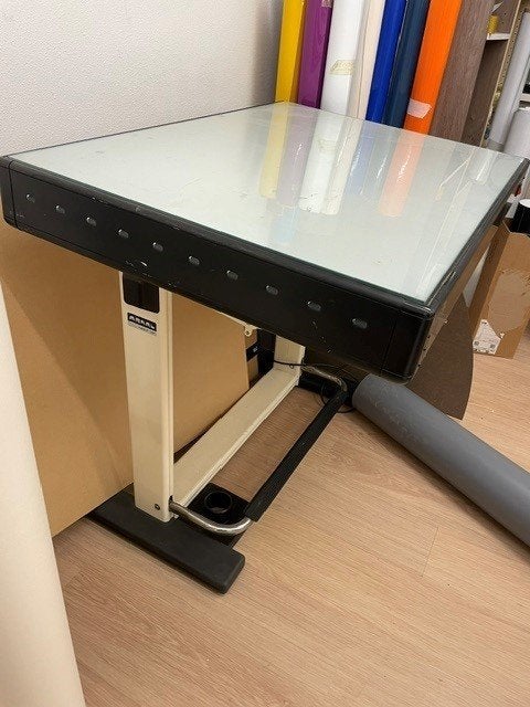 Tekentafel met lichtbak, Doe-het-zelf en Verbouw, Tekentafels, Ophalen, Gebruikt, Minder dan 130 cm