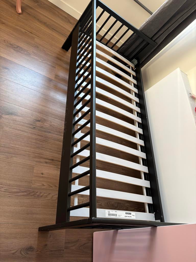 Peuterbed 70x140 cm met lattenbodem, Ophalen, 70 tot 85 cm, 140 tot 160 cm, Zo goed als nieuw