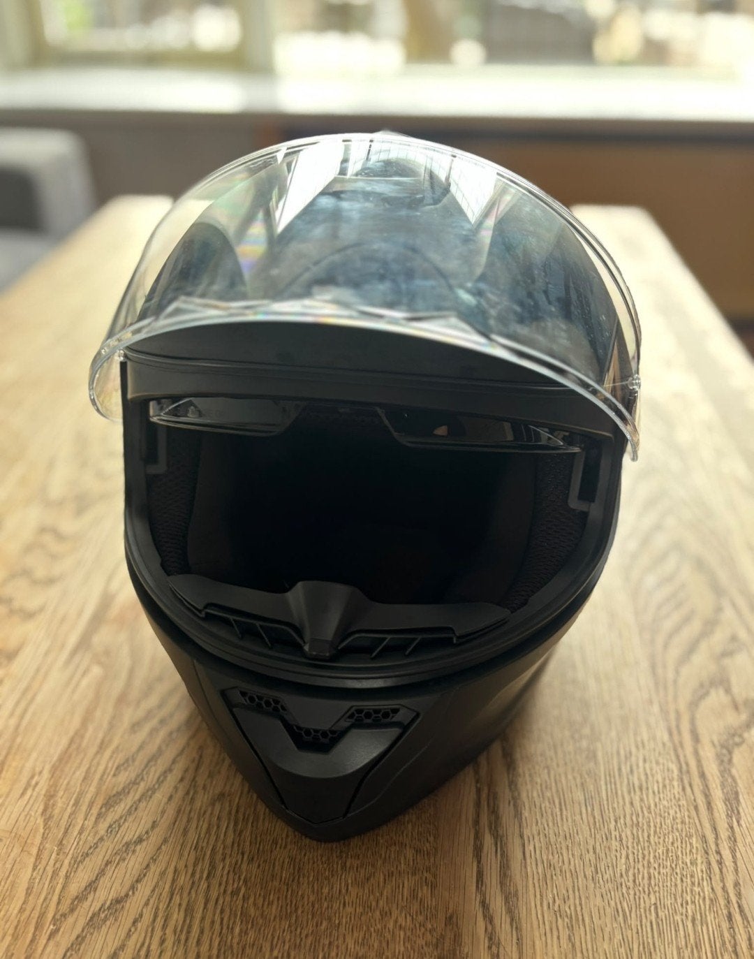 Zwarte Motoholic integraalhelm maat L (59-60 cm), Heren, Integraalhelm, L, Tweedehands