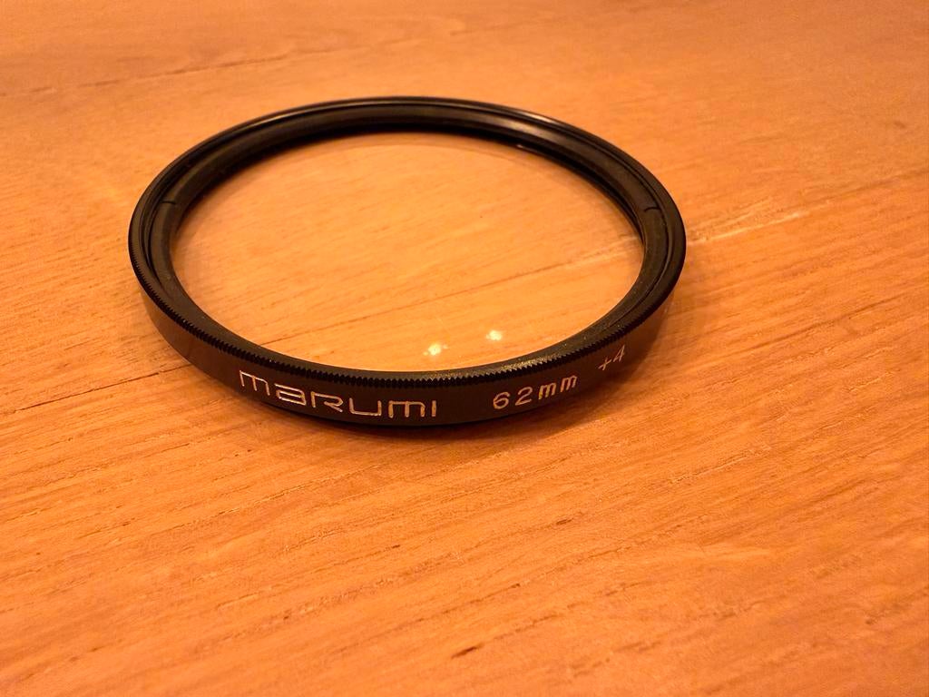Marumi 62mm +4 Close-up Lens Filter - Made in Japan, Overige merken, 60 tot 70 mm, Overige typen, Ophalen of Verzenden