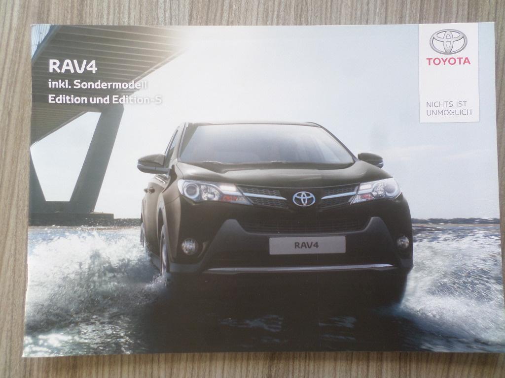 Toyota Rav4 2014 Brochure, Ophalen of Verzenden, Zo goed als nieuw, Toyota