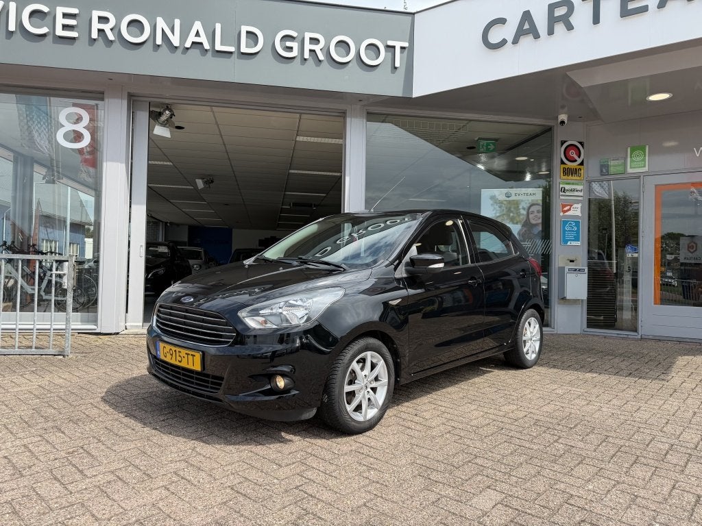 Ford Ka+ 1.2 Trend Essential | Airco | Trekhaak (bj 2018), Auto's, Euro 6, 4 cilinders, 1198 cc, Zwart
