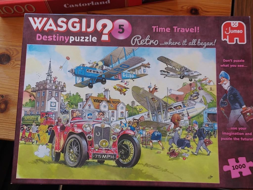 Wasgij Destiny 5, Time travel, Ophalen of Verzenden, 500 t/m 1500 stukjes, Zo goed als nieuw