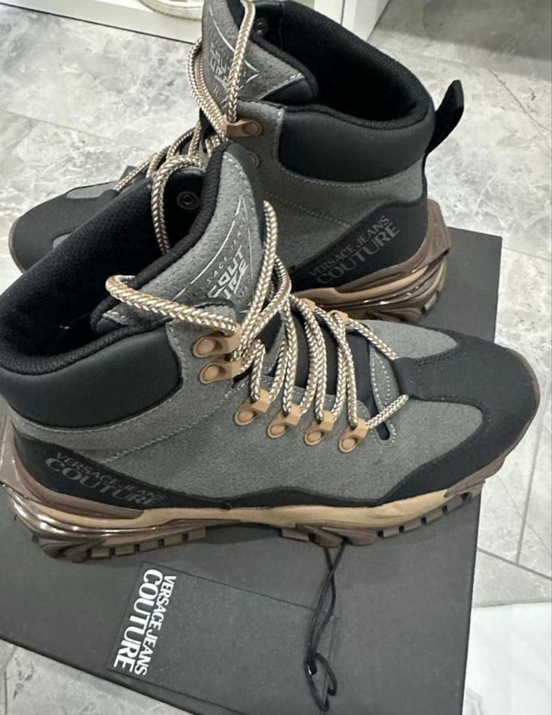 Versace Jeans Couture Boots schoenen - Maat 42 - Nieuw, Kleding | Heren, Schoenen, Ophalen of Verzenden, Zo goed als nieuw, Zwart