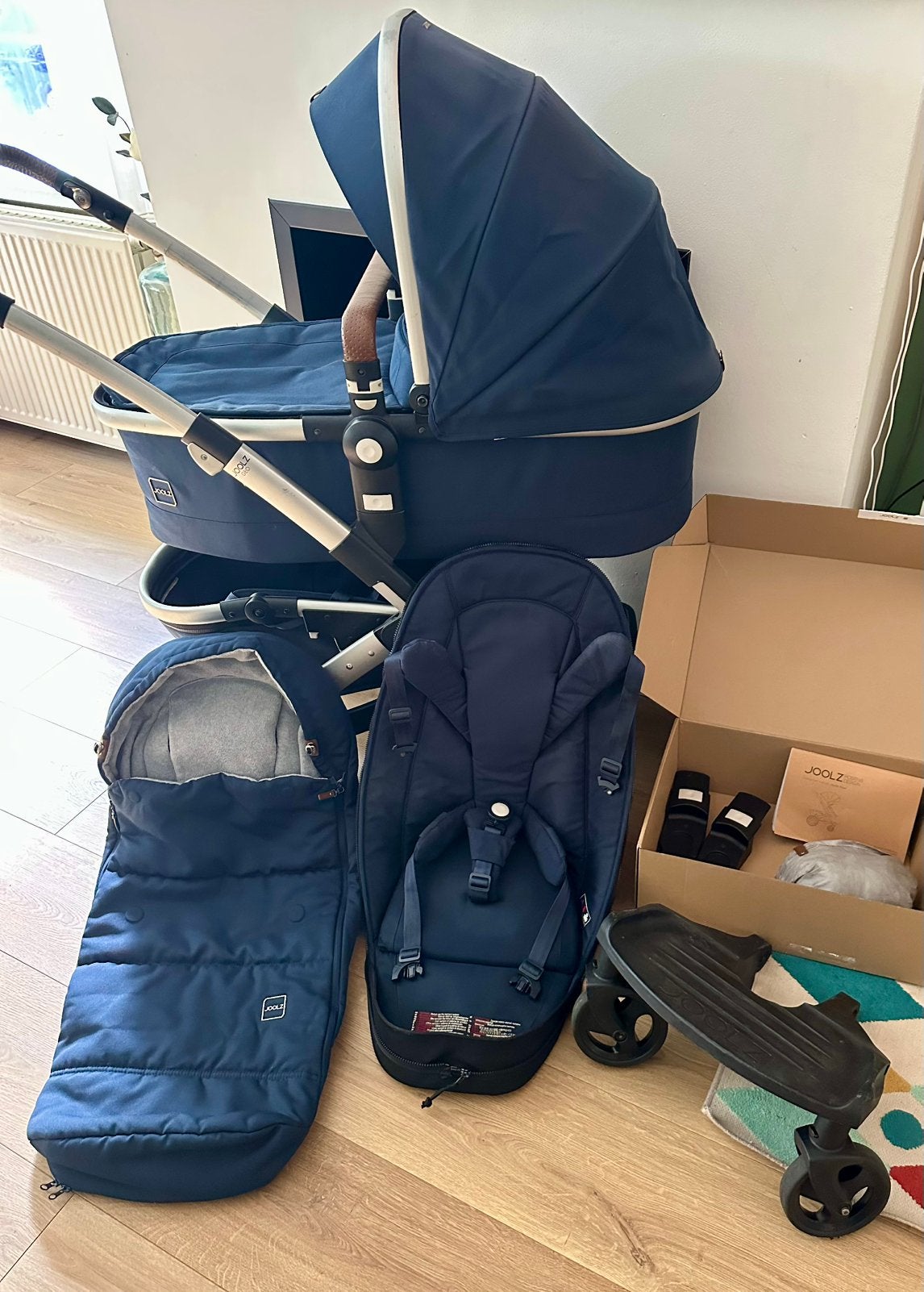 Nette complete Joolz Geo2 kinderwagen, Gebruikt, Verstelbare duwstang, Combiwagen, Ophalen