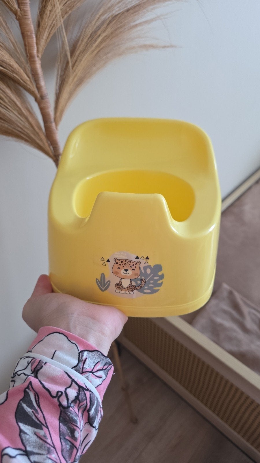 Nieuw geel kinderpotje met luipaardprint, Ophalen of Verzenden, Nieuw