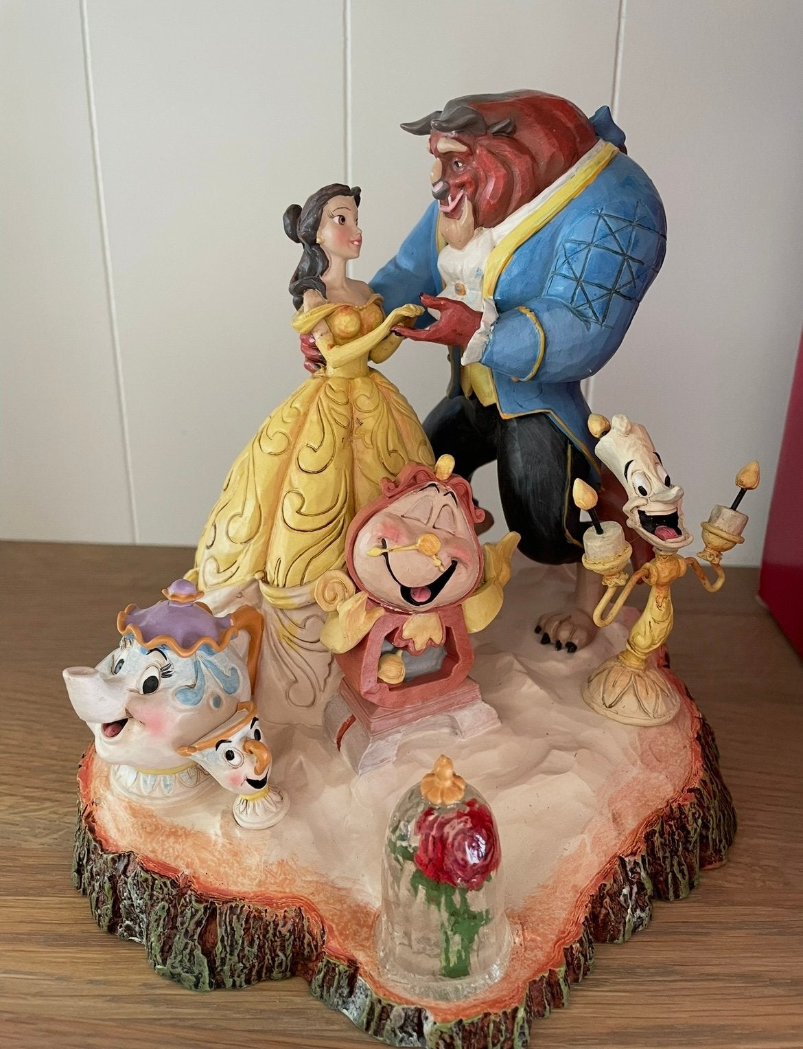 Disney traditions carved by heart belle en het beest, Verzamelen, Ophalen of Verzenden, Assepoester of Belle, Zo goed als nieuw