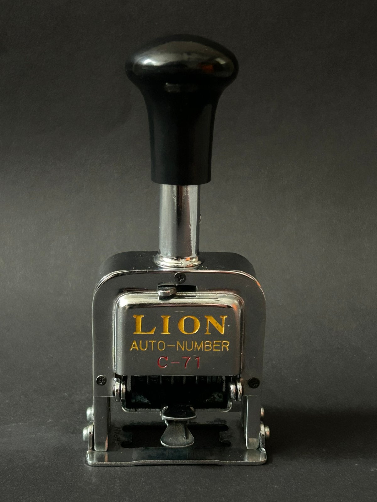 Nummerstempel, Lion Auto-Number C-71, Ophalen of Verzenden