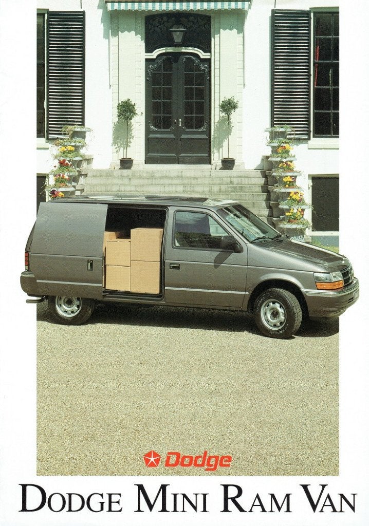 Folder Dodge Mini Ram Van (ca.1992), Verzenden, Gelezen, Overige merken