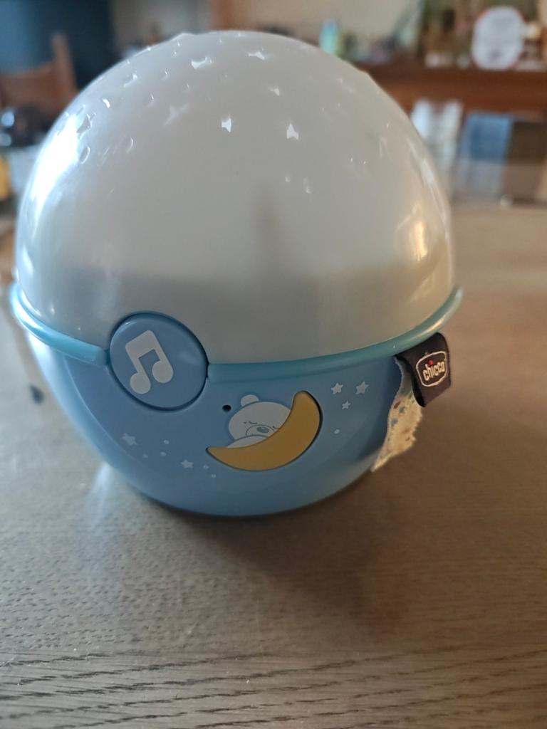 Chicco Sterrenprojector Nachtlampje met Muziek, Ophalen of Verzenden, Zo goed als nieuw, Overige typen