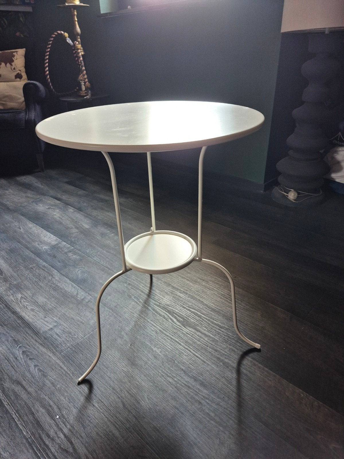 bijzet tafel, Ophalen, Rond