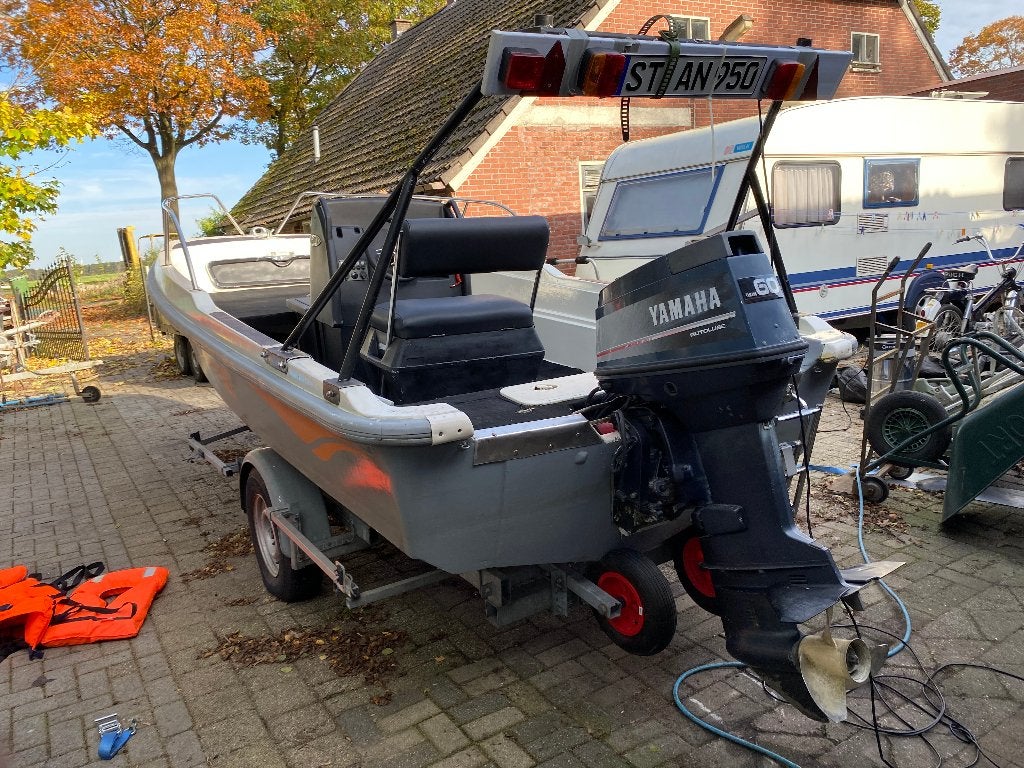 consoleboot dory, Ophalen, Kunststof, Gebruikt, Elektrische start