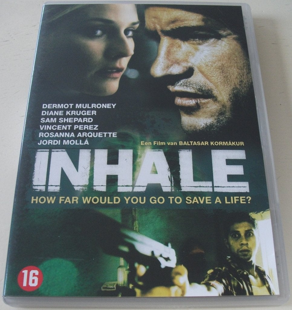 Dvd *** INHALE *** How far would you go to save a life?, Vanaf 16 jaar, Ophalen of Verzenden, Zo goed als nieuw, Overige genres