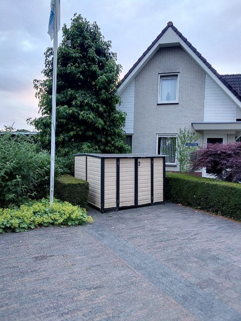 houten afluitbare fietsenstalling /berging, Ophalen, Gebruikt