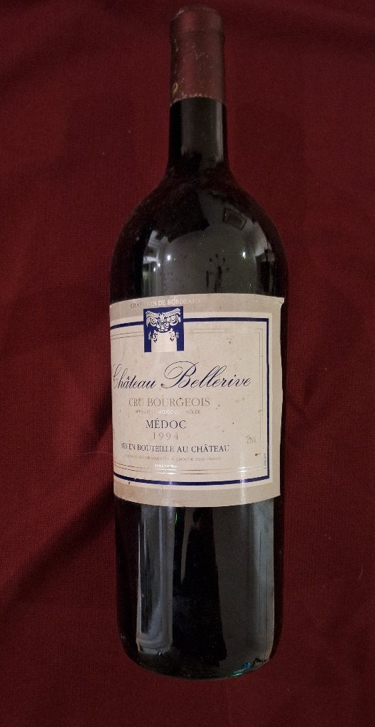 Château Bellerive, 1994, Cru Bourgeois, Médoc, Magnum, Frankrijk, Ophalen of Verzenden, Zo goed als nieuw, Rode wijn