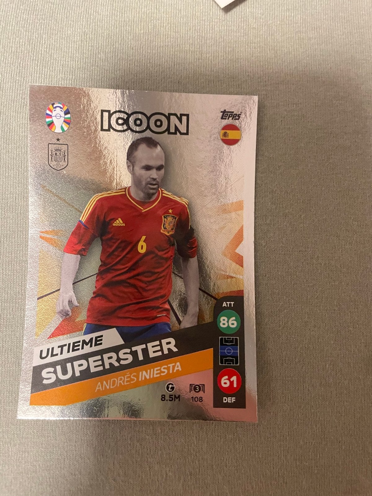 Europacup 2024 Topps Match Attax kaarten - Diverse spelers, Ophalen of Verzenden, Zo goed als nieuw, Overige sporten, Spelerskaart