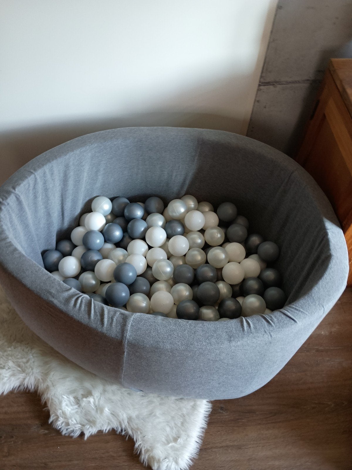 Misioo Ballenbak! Grey / Parelmoer, Grijs, Witte ballen!, Ophalen of Verzenden, Overige typen