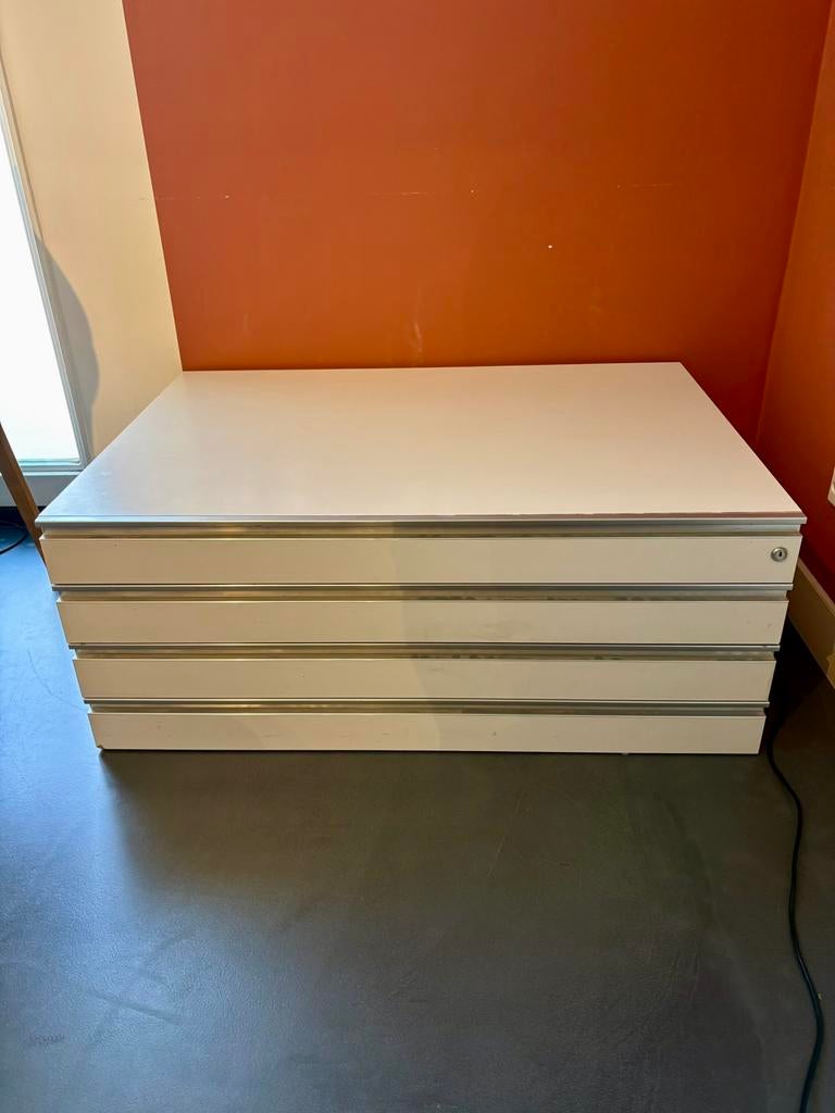Architectenkast / tekenkast / papierkast, Huis en Inrichting, Kasten | Ladekasten, Ophalen, Overige materialen, 100 tot 150 cm