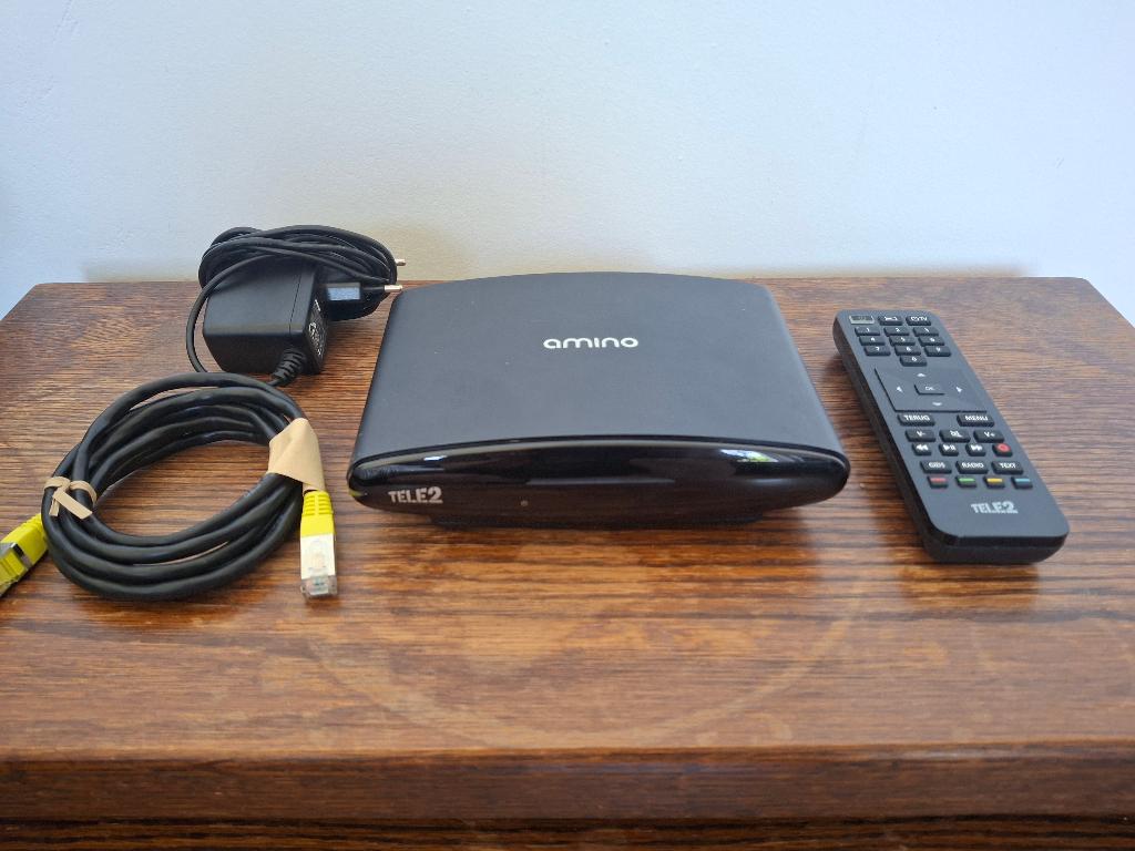 Amino A150 IPTV-decoder/setupbox van Tele2, Ophalen of Verzenden, Zo goed als nieuw, Decoder