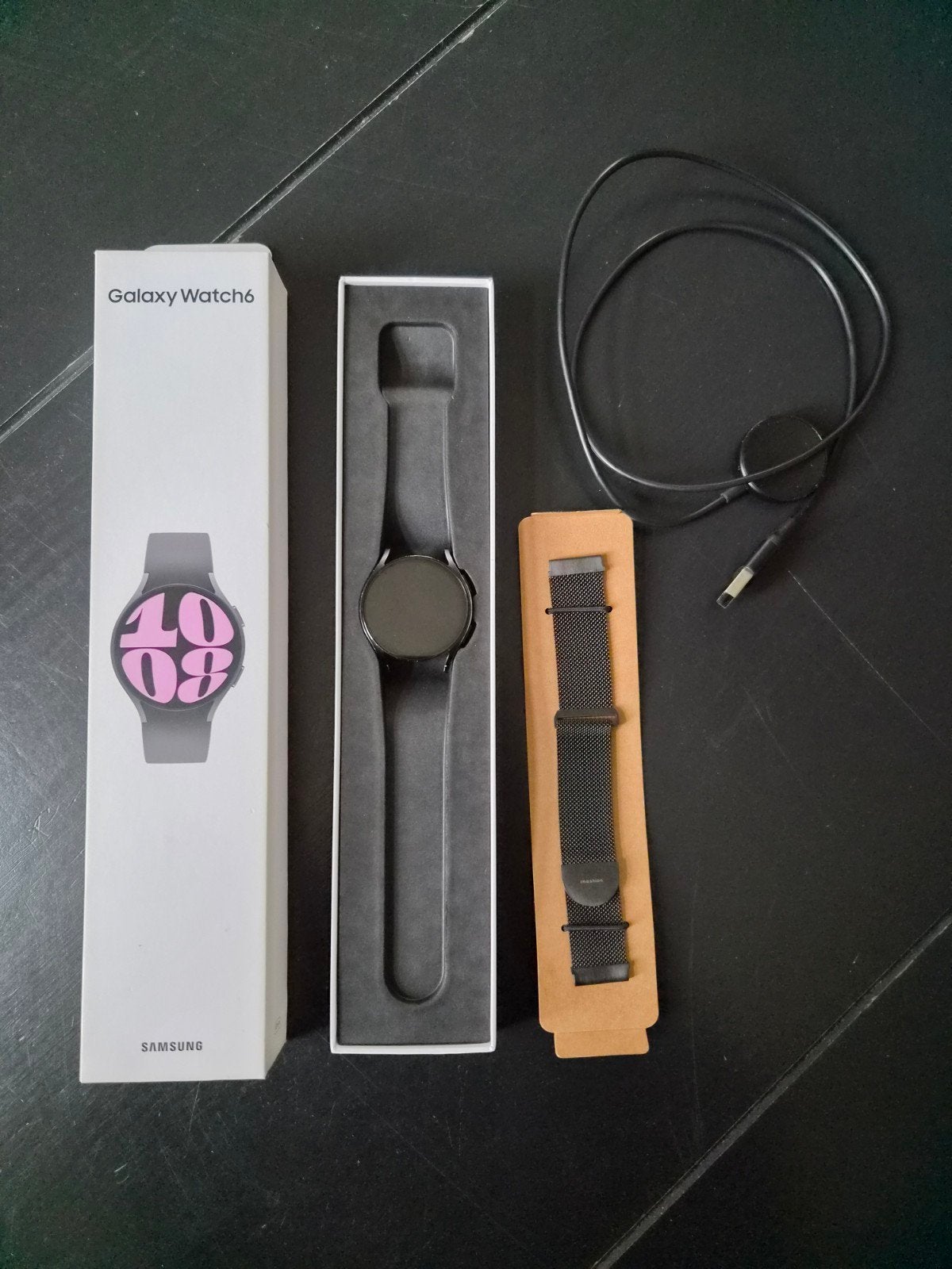 Samsung Galaxy Watch6 40mm, Zwart, Ophalen of Verzenden, Zo goed als nieuw, Sams